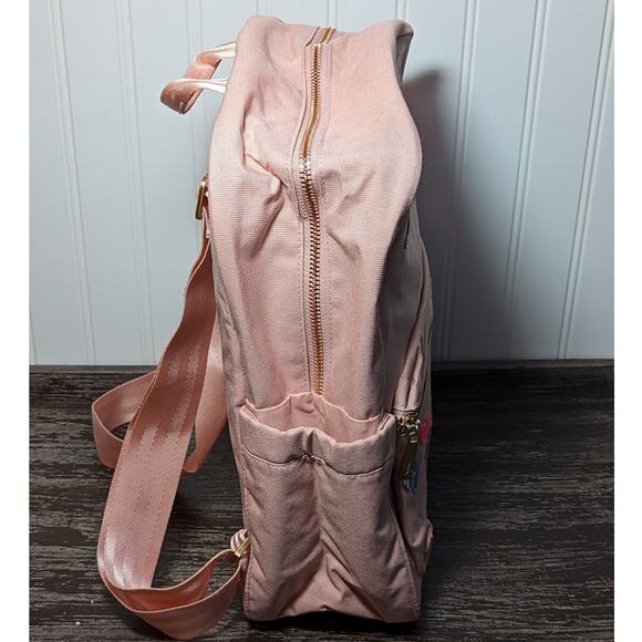 Jujube Girls Pink Mermaid Unicorn Rainbow Hearts Backpack - Picture 6 of 7